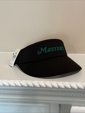 NWT Masters Tournament Black Tour Visor